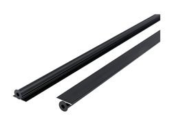 Выпрямитель фасада LINER 01 врезной декоративный Черный 2400-2800мм (17.0009) AQ *