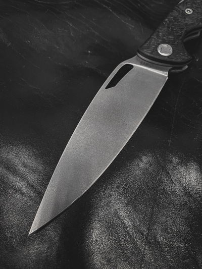 Складной нож Кайман EVO сталь ELMAX, хаотичный карбон