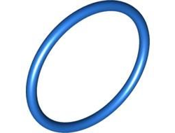 Rubber Belt Large Round Cross Section - Approx. 3 1/4 x 3 1/4, Blue (x89 / 4286126 / 4544147 / 6049730 / 70904)
