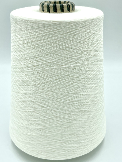 EMILCOTONI SPA art. CASHCOTTON Nm. 2/60 ХЛОПОК 85%, КАШЕМИР 15%  3000 метров в 100 граммах, цв. 01 БЕЛЫЙ