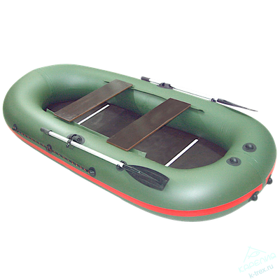 Лодка ПВХ Мнев и К TUZ 280 с пайолами Зелёная