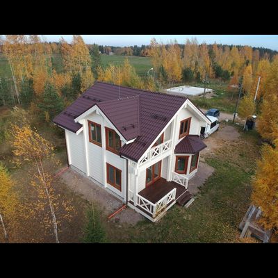&quot;Семейный Очаг&quot;: Просторный Дом из Клееного Бруса с Сауной 145 м²