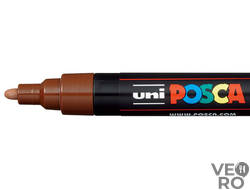 Акриловый Маркер Uni POSCA PC-5M 1,8-2,5мм, овальный наконечник, коричневый