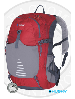 Рюкзак Husky Skid 30 Red. Трекинговый рюкзак с металлическим каркасом
