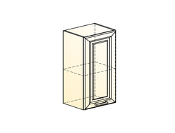Кухонный Шкаф "АТЛАНТА" "ШКАФ НАВЕСНОЙ L400 Н720 (1 ДВ. ГЛ.)" (ЭМАЛЬ)