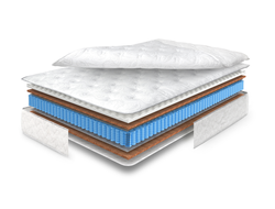 OrtoFoam массаж 4см + Кокос 1см + Войлок + НПБ (256 пр./кв.м.) + Войлок + Кокос 2см