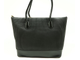 (Артикул 101607057 black) Классическая женская сумка в форме трапеции, формат А4, выделка по типу гофре, удлиненные ручки