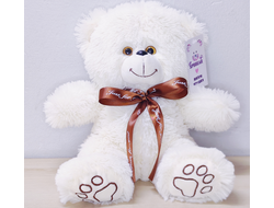 Плюшевый мишка 45 см белый Бен