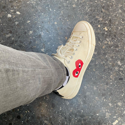 Commes de garcon white outlet