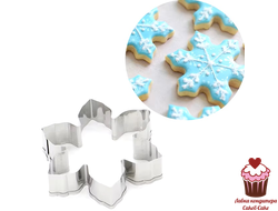 Вырубка металл Снежинка 7 см