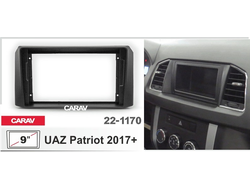 Carav 22-1170 | 9&quot; переходная рамка UAZ Patriot 2017-2021 (Incar RUZ-FC680)