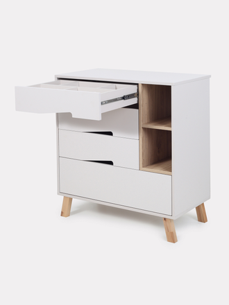 Комод пеленальный Rant Lago Pro 800/4 Crystal beige