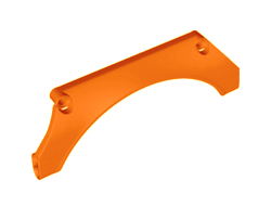 Technic, Panel Car Mudguard Arched 15 x 2 x 5 Straight Top, Orange (24118 / 6146786)