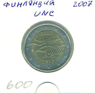 Финляндия 2 Евро 2007 года