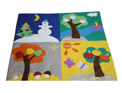 Дидактический коврик Времена года