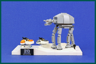 # 40333 «Битва за Хот»–Мини: Выпуск к 20–Летнему Юбилею / “Battle of Hoth” Micro Build ― 20th Anniversary Edition