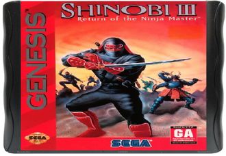 Shinobi 3: Return of the Ninja Master, Игра для Сега  (Sega Game) GEN