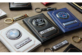 Кожаные обложки для авто документов