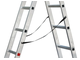 Лестница SMARTY SN011-210 алюминиевая двухсекционная 10 ступеней