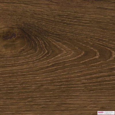 Декор паркетной доски Haro Дуб Мореный Саваж браш 1-пол, масло 538949 структура
