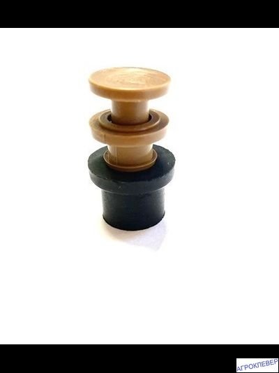 Заглушка для отверстий 15мм (уплотнитель+втулка+пробка)
