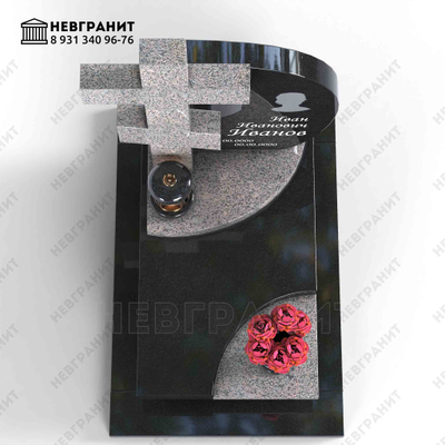 ГРАНИТНЫЙ КРЕСТ на могилу КР-302