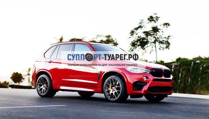 BMW X5M передние 4х поршнейвые суппорта Брембо