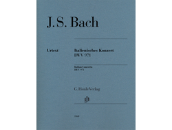 Bach, J.S. Italienisches Konzert BWV971: für Klavier (ohne Fingersatz)