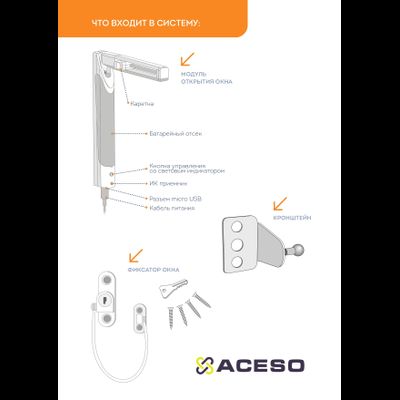 Умное окно - автоматическая система проветривания помещения, доводчик на окно