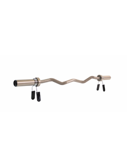 Гриф олимпийский слабоизогнутый 47" REBEL с упорными подшипниками и замками