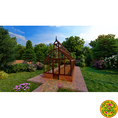 Базовая комплектация теплицы ЙОРКШИР Х размером 9000 х 3000 мм