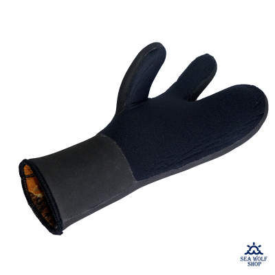 Рукавицы неопреновые 7мм Marlin NORD camo 3х-палые ОП р.M