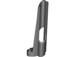 Technic, Panel Fairing # 8 Small Long, Large Hole, Side B, Black (32535 / 3253526 / 4157670 / 4501727)