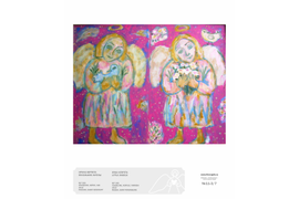 Ирина Верпета "Маленькие ангелы", 82Х105, флизелин, акрил, лак, 2012