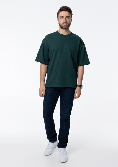 Футболка оверсайз (А40) 260 гр/м2, 100% хлопок, футер-петля