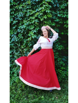 Юбка-солнце "Славянушка"