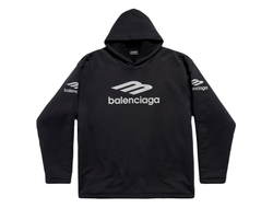 Худи Balenciaga 3B Sports Icon Black