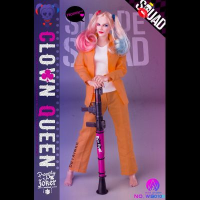 Харли Квинн (делюкс версия) - Коллекционная ФИГУРКА 1/6 Clown Queen deluxe edition (WS010-B) - War Story
