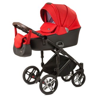 Коляска 3в1 Nuovita Carro Sport Rosso Nero Красно-Черный