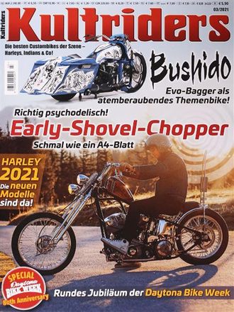 Kultriders Easyriders Germany Magazine March 2021 Иностранные мото журналы, Intpressshop, Intpress