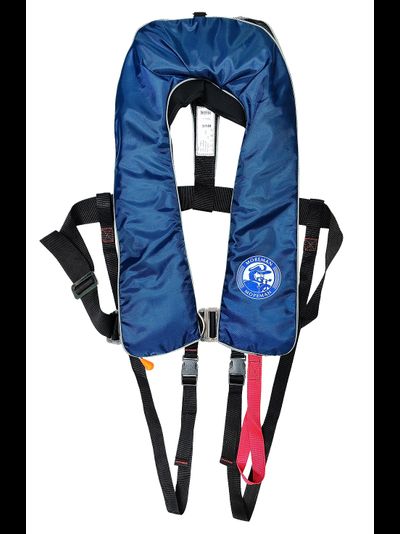 Жилет надувной автоматический Мореман Комфорт, 150 N, синий