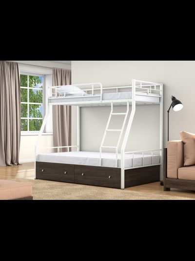 Двухъярусная кровать Раута белая