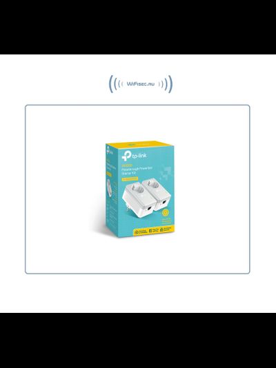TP-LINK TL-PA4010PKIT, HomePlug AV Сетевой адаптер PowerLine 500 Мбит/с Ethernet с розетками (комплект 2 шт.)