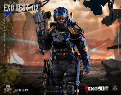 Боец в экзоскелете 2.0 - КОЛЛЕКЦИОННАЯ ФИГУРКА 1/6 scale EXO-SKELETON ARMOR SUIT TEST-02 (SS125) - SOLDIER STORY