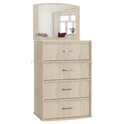 ШМ006 Комод Карина-2 с зеркалом. Размер: 620х975х485.