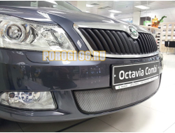 Защита радиатора Skoda Octavia А5 2009-2012 chrome