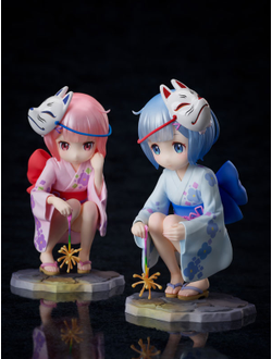 Набор из двух фигурок  1/7 Рем и Рам (Rem, Ram Younatsu no Omohide)