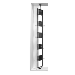 Стеллаж демонстрационный с перфорацией для магазина – Полки, крючки, универсальный дизайн