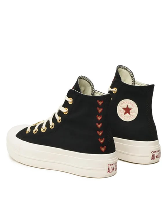 Кеды Converse Lift Hearts Valentines Day черные