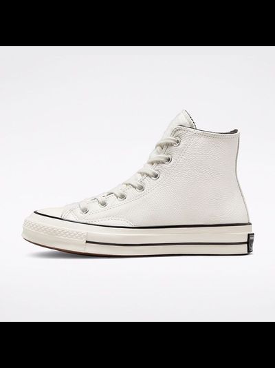 Кеды Converse Chuck 70 Sherpa Cozy Utility зимние белые высокие